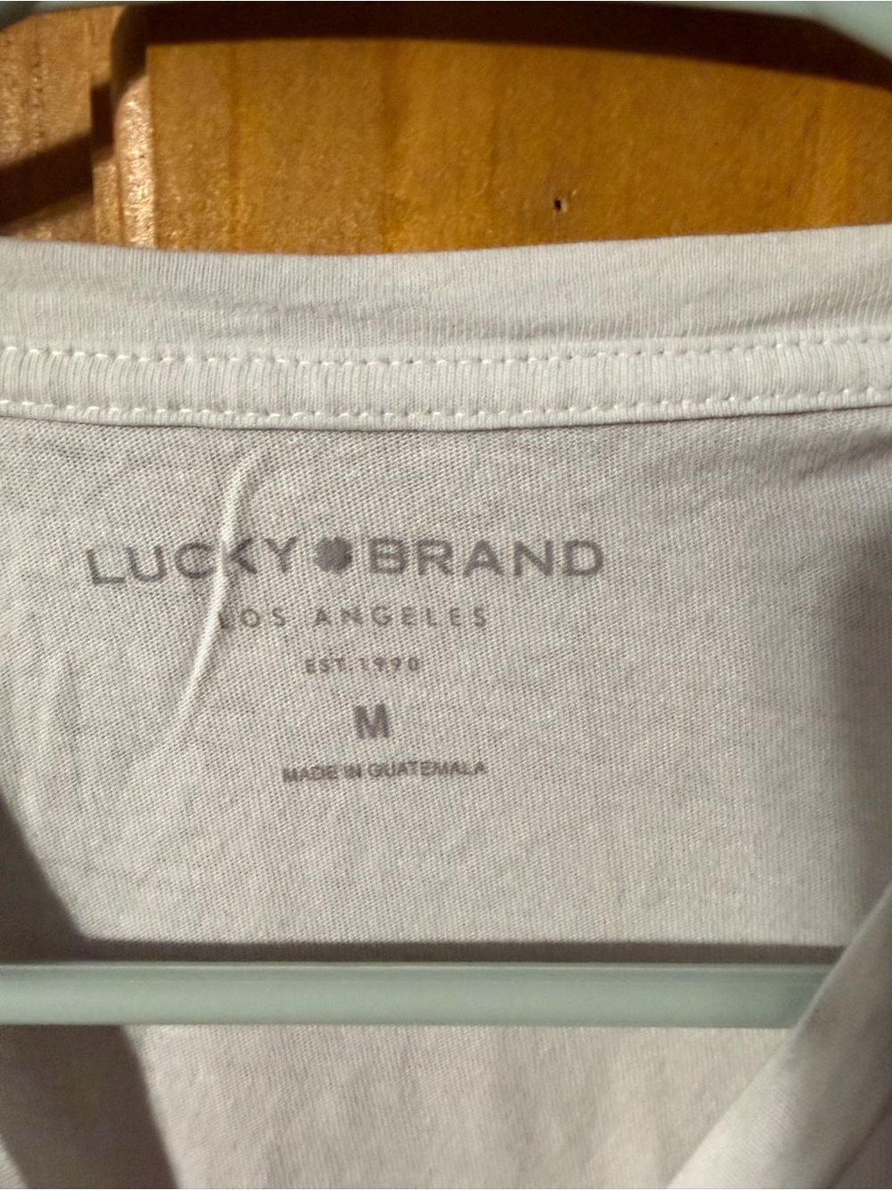 Lucky Brand White Tee with Yellow Parrot Graphic - Picture 3 of 3